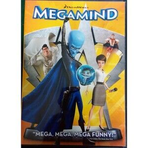 DVD Dreamworks Mega Mind Cartoon Kids Comedy